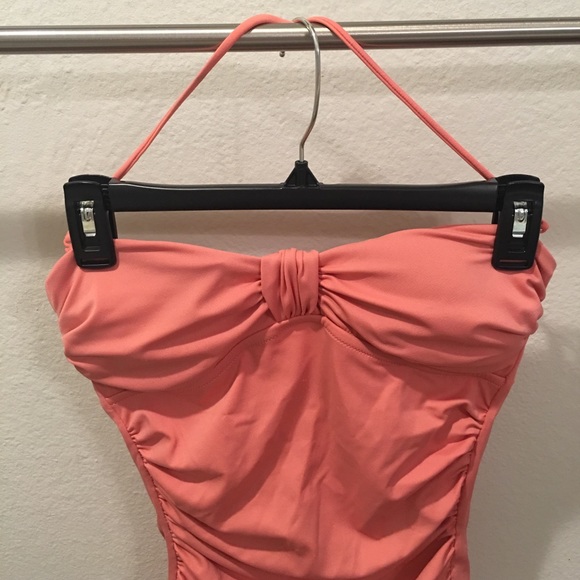 J. Crew Coral Swimsuit - Picture 2 of 5